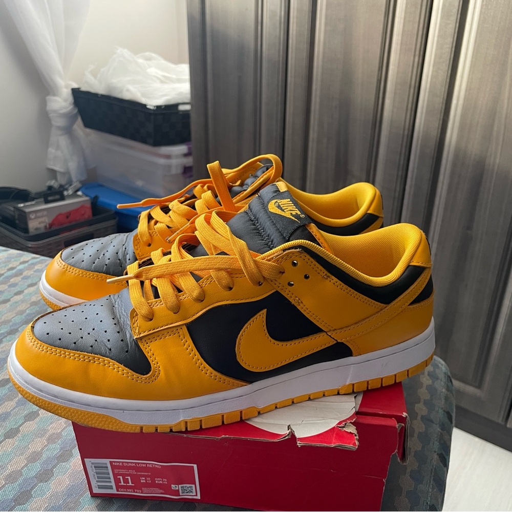 Nike Yellow and Black Sneakers